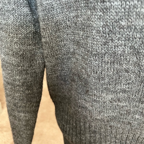 SportMax Gray Turtleneck with Puff Sleeves - Picture 4 of 9